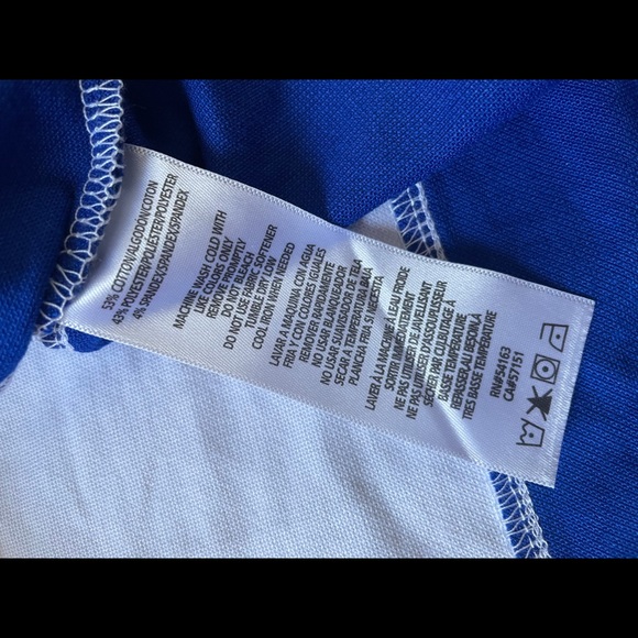 Tommy Hilfiger Color Block Cropped Polo Size M - Picture 7 of 11